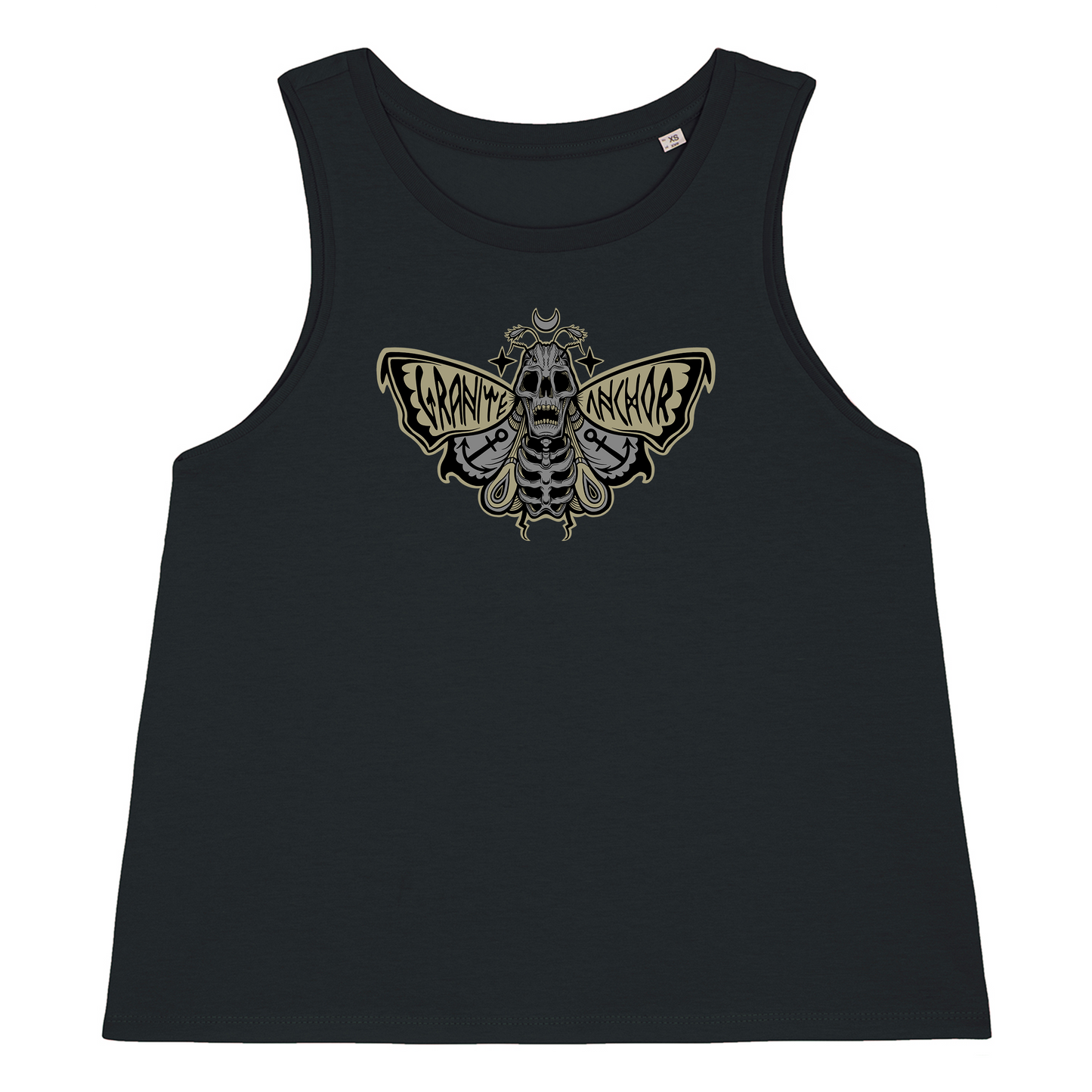 Death Head Moth Crop Vest