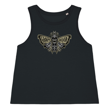 Death Head Moth Crop Vest