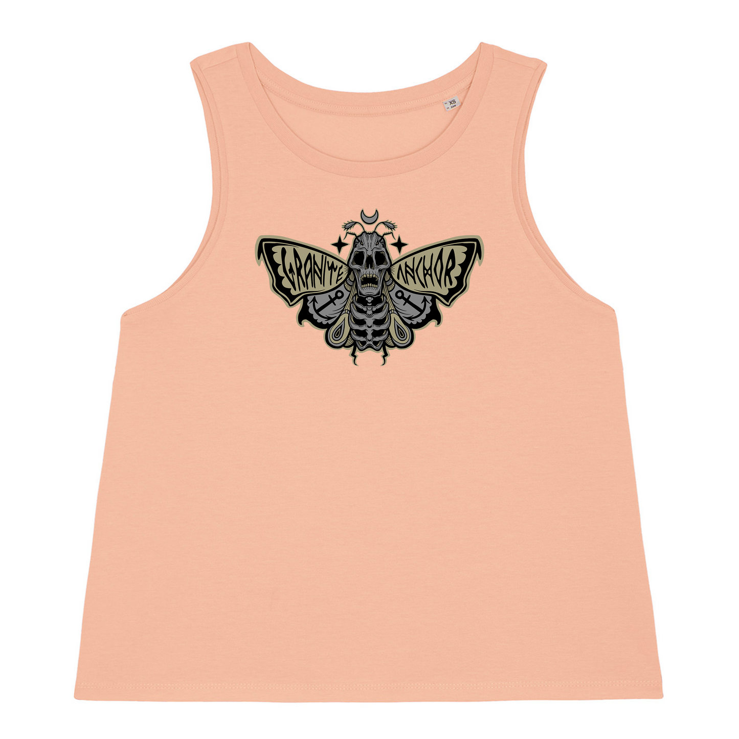 Death Head Moth Crop Vest