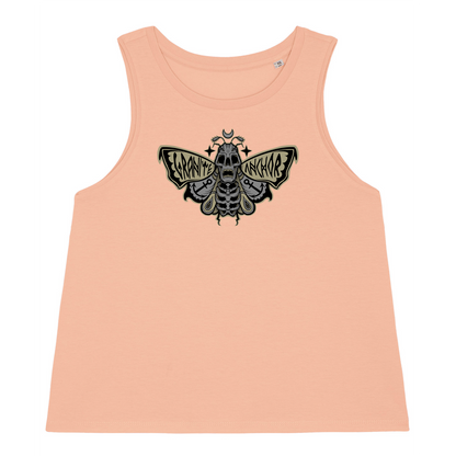 Death Head Moth Crop Vest