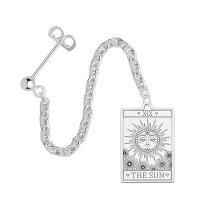 The Sun Tarot Single Earring