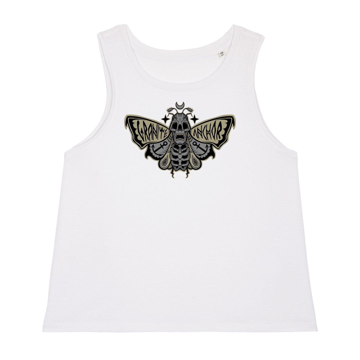 Death Head Moth Crop Vest