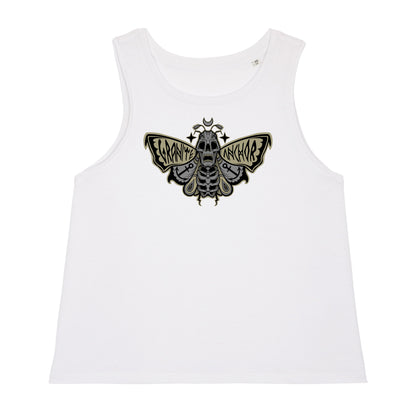 Death Head Moth Crop Vest