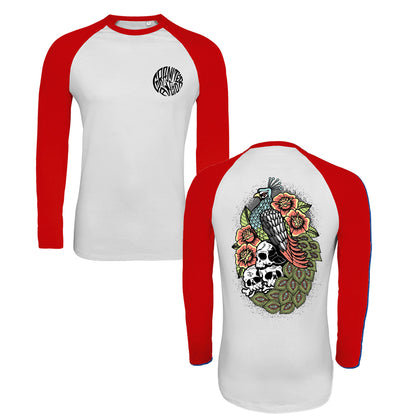 Peacock Raglan Longsleeve T-Shirt